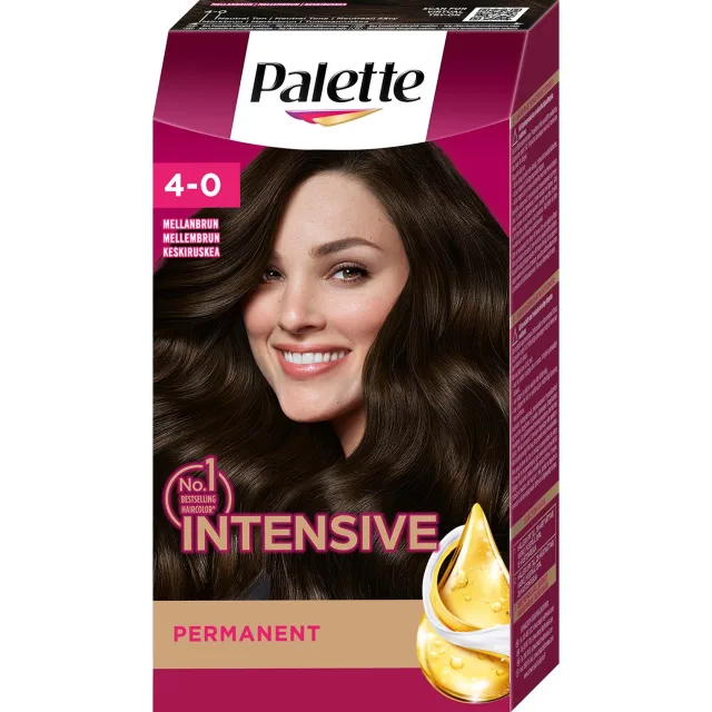Palette Intensive Creme Coloration 4-0 Soft Mid Brown