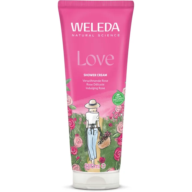 Weleda Love Shower Cream Rose