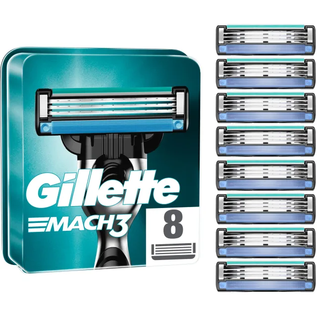 Gillette Mach3 Razor Blades 8-pack