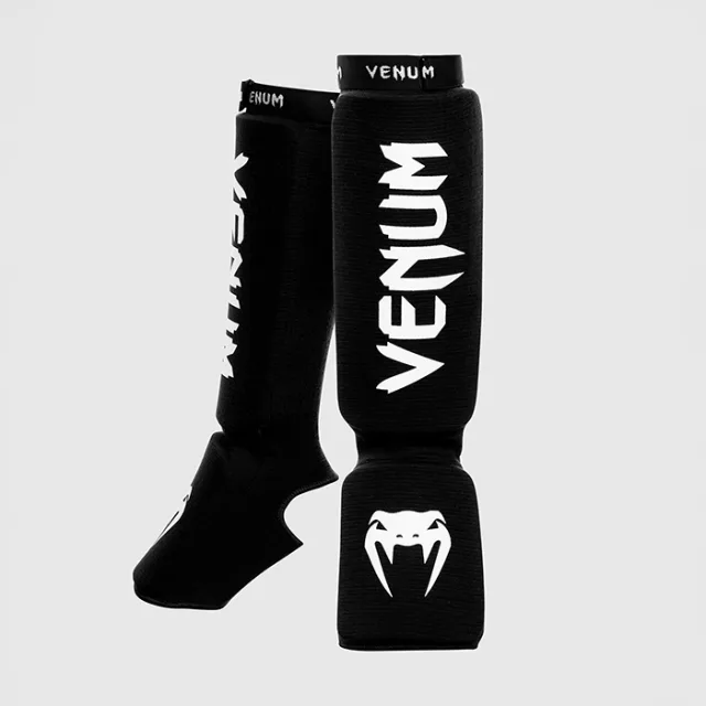Venum Kontact Shinguards Black