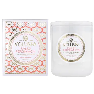 Voluspa Saijo Persimmon Maison Blanc Boxed Candle