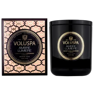 Voluspa Ambre Lumiere Classic Boxed Candle