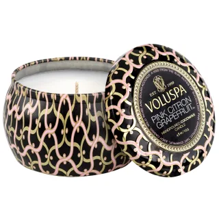 Voluspa Pink Citron Grapefruit Mini Tin Candle