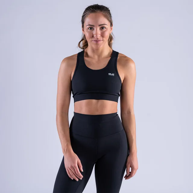 Cln Athletics Inhale ws Sport Bra, Black