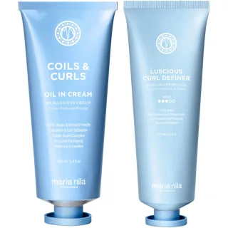 maria nila Coils & Curls Cream & Curl Definer Gel Oil In Cream, Rich Curl Defining Gel