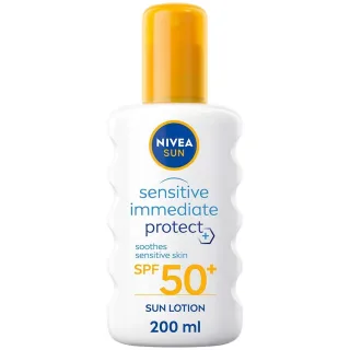 Nivea SUN Sensitive Immediate Protect Soothing Sun Lotion SPF50+