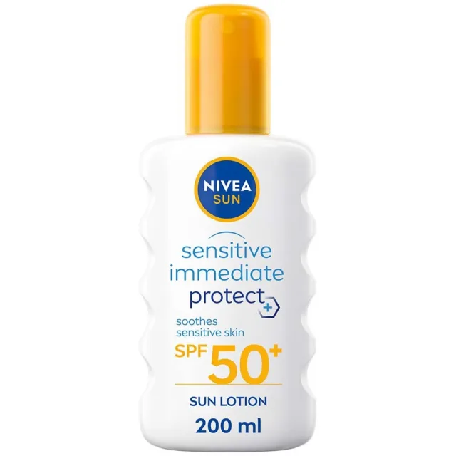 Nivea SUN Sensitive Immediate Protect Soothing Sun Lotion SPF50+