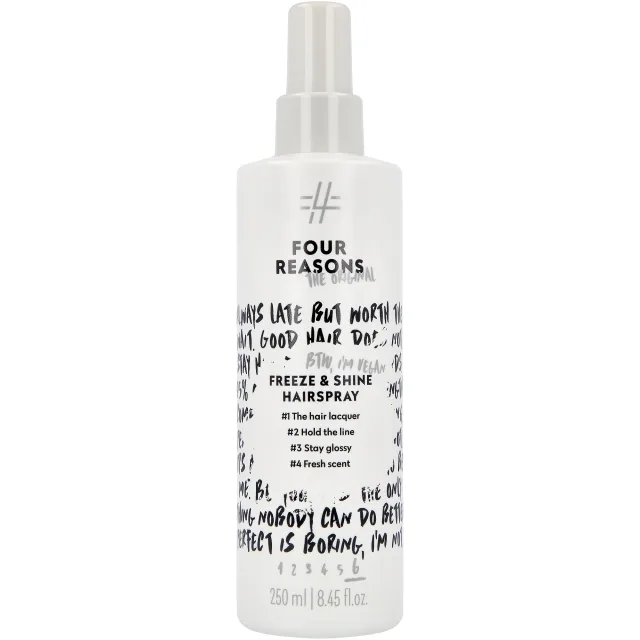 Four Reasons Freeze & Shine Hairspray