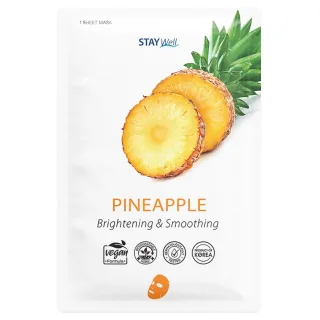 Stay Well Vegan sheet mask - Pineapple