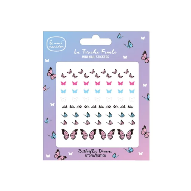 Le Mini Macaron Nail Arts Le Mini Art Stickers Butterfly Dreams