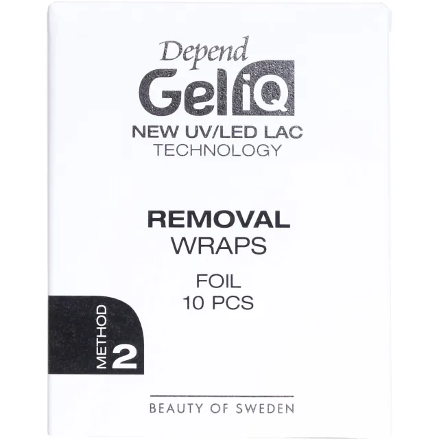 Depend Gel iQ Removal Wraps Foil