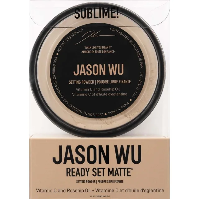 Jason Wu Beauty Ready Set Matte, Setting Powder Translucent Banana