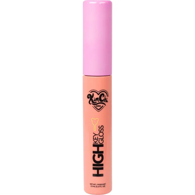 KimChi Chic High Key Gloss Full Coverage Lipgloss Peach Pink