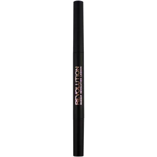 Revolution Beauty London Duo Brow Pencil Medium Brown