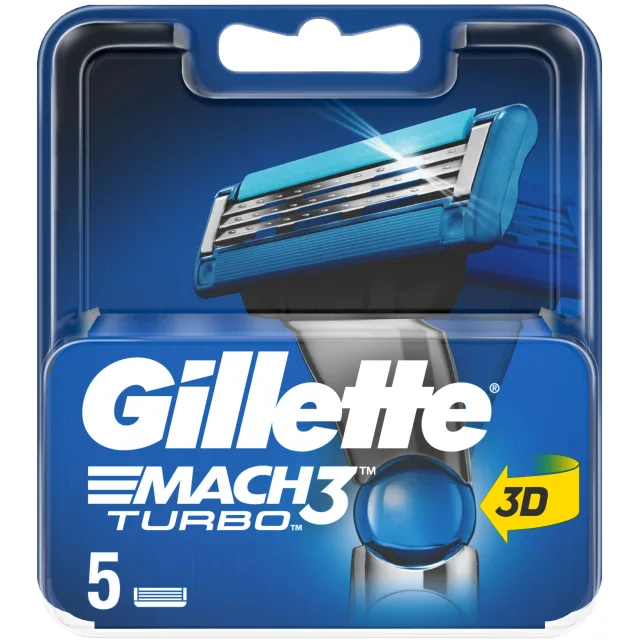 Gillette Mach3 Turbo Men’s Razor Blade Refills
