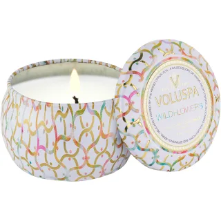 Voluspa Wildflowers Decorative Tin Candle