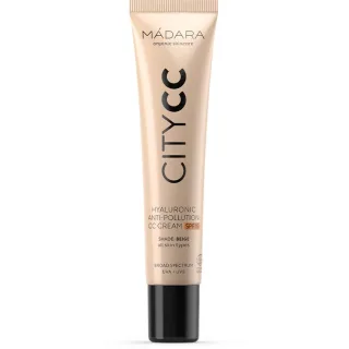 Mádara Skincare City CC Hyaluronic Anti-Pollution Cc Cream Spf 15 Beige