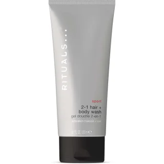 Rituals Sport 2-in-1 Shampoo & Body Wash - Uppfriskande kol- och myntakomplex