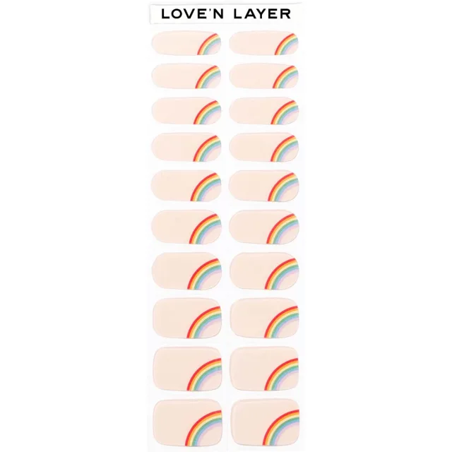 Love'n Layer Proud Rainbow Semi Transparent Multi Color