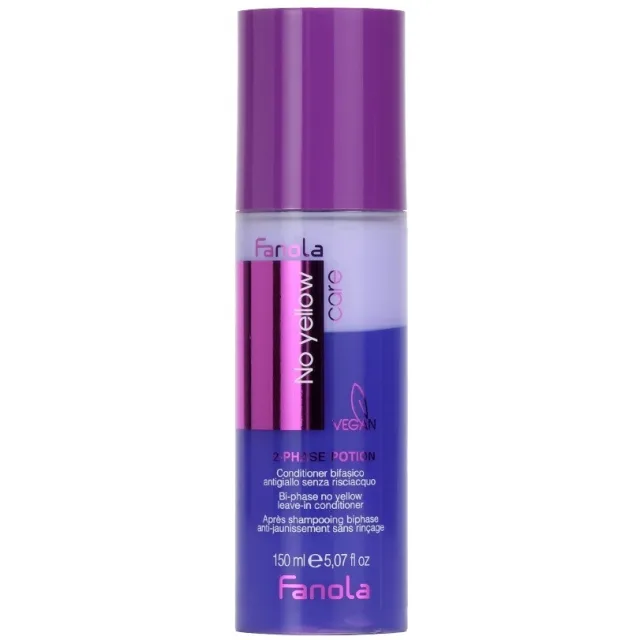 Fanola No Yellow Care 2-Phase Potion Bi-Phase Leave-In Conditioner
