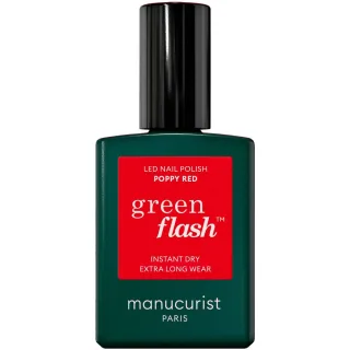 Manucurist Flash™ Green Flash Gel Polish Poppy Red
