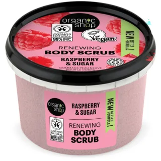 Organic Shop Body Scrub Raspberry & Sugar