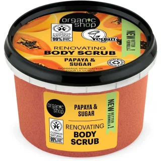 Organic Shop Body Scrub Papaya & Sugar