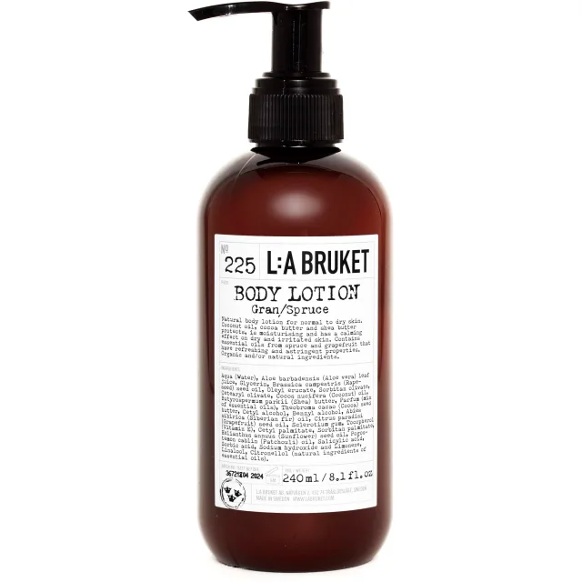 L:a Bruket 225 Body Lotion Spruce CosN