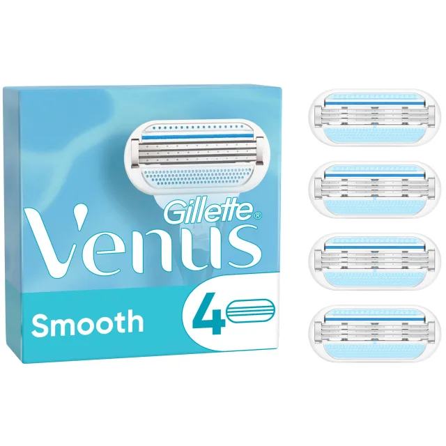 Gillette Venus Smooth Razor blades 4-pack