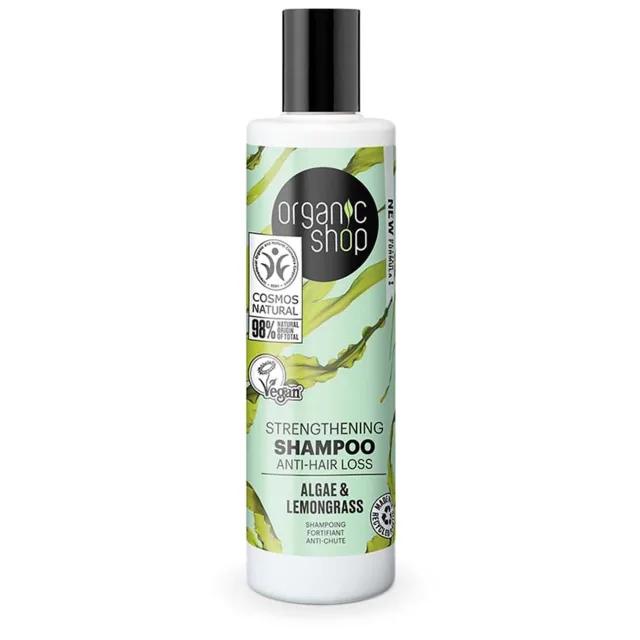 Organic Shop Strengthening Shampoo Algae & Lemongrass