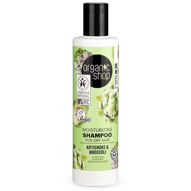 Organic Shop Moisturizing Shampoo Artichoke & Broccoli