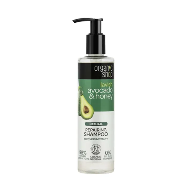 Organic Shop Repairing Shampoo Avocado & Honey