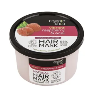 Organic Shop Volumising Hair Mask Raspberry & Acai