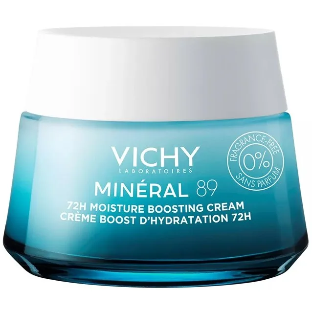 Vichy Mineral 89 72H Moisture Boosting Cream Fragrance Free · 50 ml