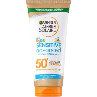 Garnier Ambre Solaire Sensitive Advanced Kids Hypoallergenic Face & Body Lotion SPF50+ for Sensitive Skin