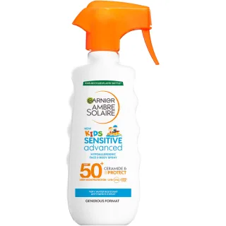Garnier Fructis Sensitive Advanced Kids Hypoallergenic Face & Body Spray SPF50+ for Sensitive Skin