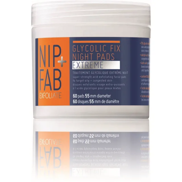Nip+Fab Exfoliate Glycolic Fix Night Pads Extreme