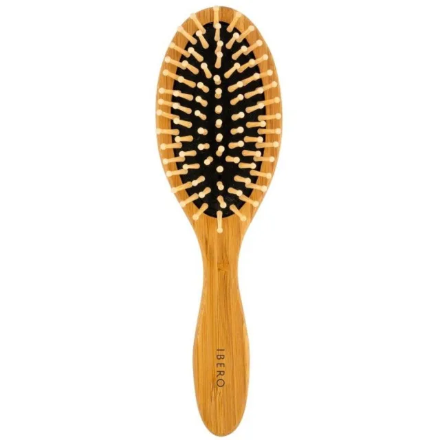 Ibero Oval Hair Brush With Bamboo Pins