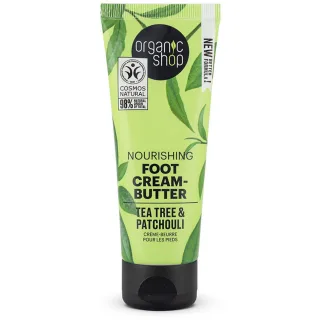 Organic Shop Nourishing Foot Cream-Butter Tea Tree & Patchouli