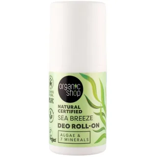 Organic Shop Sea Breeze Deo Roll-On Algae
