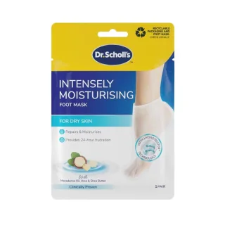 Scholl Foot Mask Moisturising Macadamia Oil