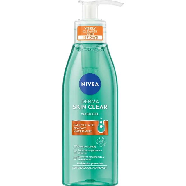 Nivea Derma Skin Clear Wash Gel