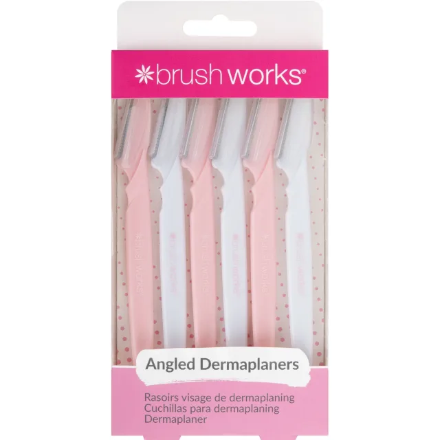 Brushworks Angled Dermaplaners (Pack