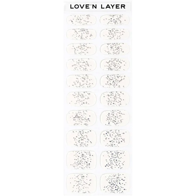Love'n Layer Love Note Funky Sparkle Silver