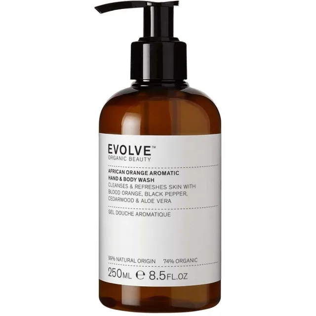 Evolve Organic Beauty African Orange Aromatic Hand & Body Wash