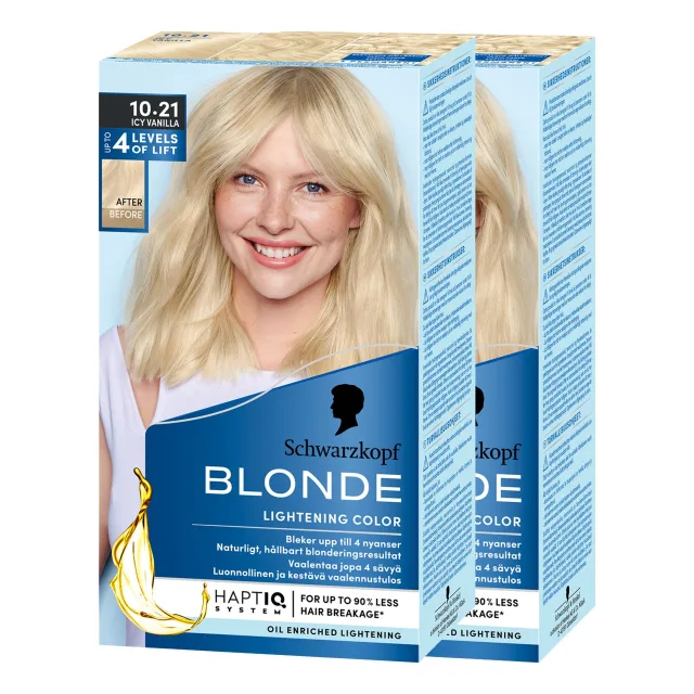 Schwarzkopf Blonde 10.21 Icy Vanilla 2 st