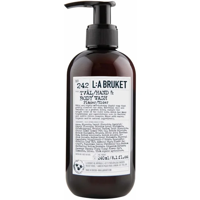 L:a Bruket 242 Hand & Body Wash Elder CosN
