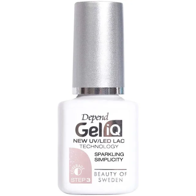 Depend Gel iQ Soft Spoken UV/LED Nail Polish Sparkling Simplicity