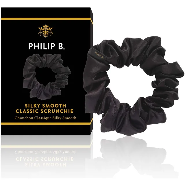 Philip B Classic Scrunchie Black