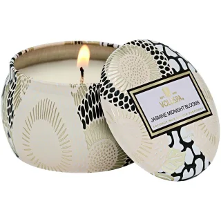 Voluspa Jasmine Midnight Blooms Japonica Mini Tin Candle